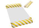 Inflatable beach mattress hammock water lounger chair swimming pool yellow 1