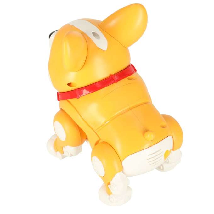 Interactive Corgi dog with glowing ears