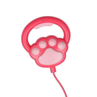 Interactive cat on leash movement sound beige