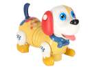 Interactive dog with bone responds to touch 2