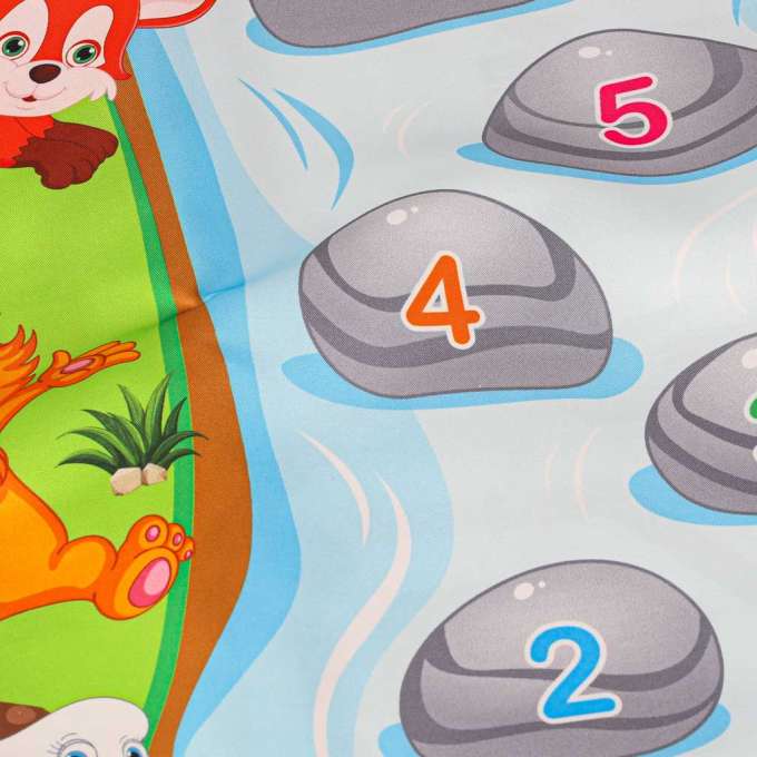 Interactive playing musical educational mat animals