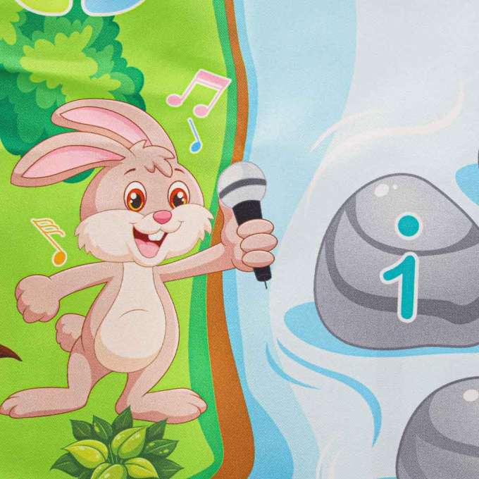 Interactive playing musical educational mat animals