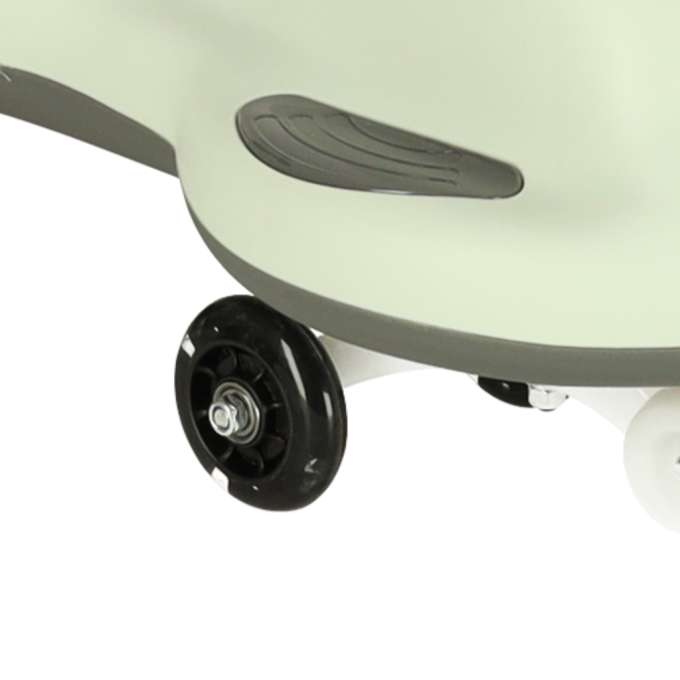 Jeździk grawitacyjny LED Swing FIX S1 skuter z rączką szary max 65kg