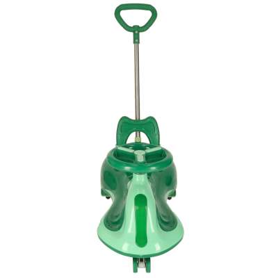 Jeździk grawitacyjny LED Swing FIX S2 skuter z rączką zielony max 100kg