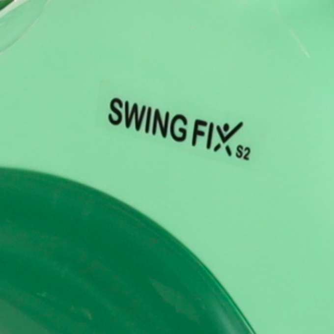 Jeździk grawitacyjny LED Swing FIX S2 skuter z rączką zielony max 100kg