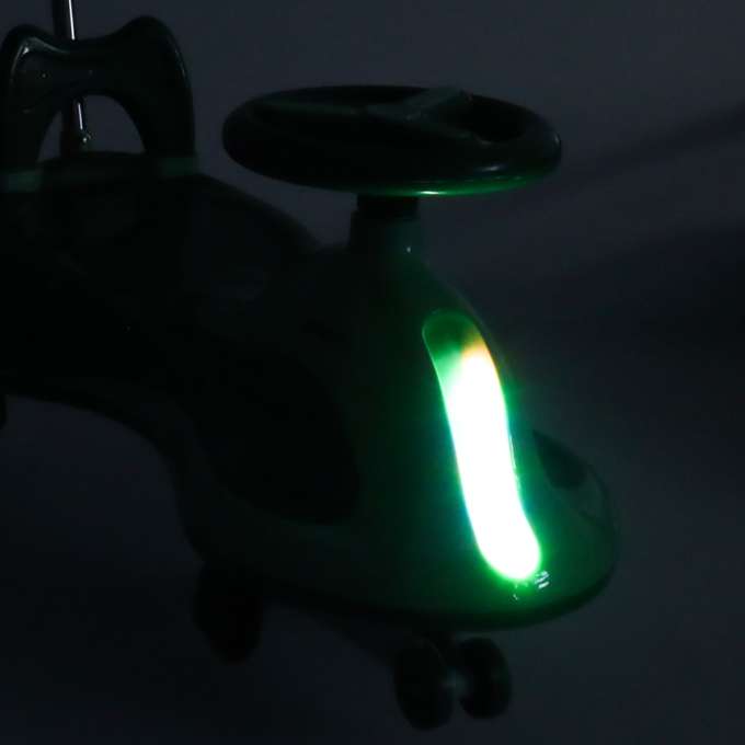 Jeździk grawitacyjny LED Swing FIX S2 skuter z rączką zielony max 100kg