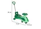 Jeździk grawitacyjny LED Swing FIX S2 skuter z rączką zielony max 100kg 13