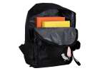 Junior single compartment school backpack black 7