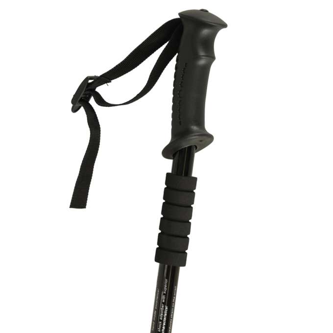 Kijki kije trekkingowe do nordic walking składane 2 sztuki czarne
