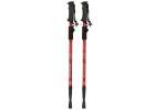 Kijki kije trekkingowe do nordic walking składane 2 sztuki czerwone 2