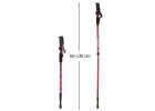 Kijki kije trekkingowe do nordic walking składane 2 sztuki czerwone 10