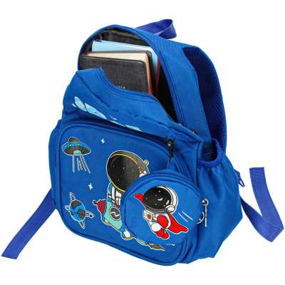 Kindergarten school backpack children's astronaut 30x14x23cm