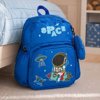 Kindergarten school backpack children's astronaut 30x22x11cm
