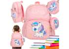 Kindergarten school backpack children's unicorn 30x14x23cm 1