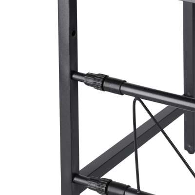 Kitchen shelf over microwave organizer adjustable 6 metal hangers