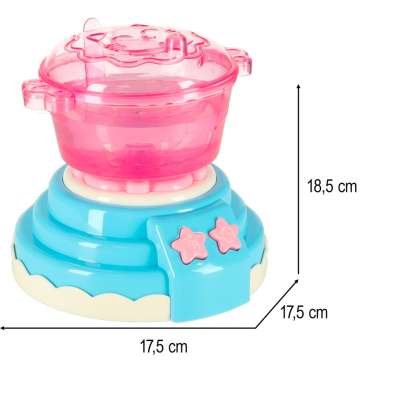 Klej żel kryształowy 3D crystal glue magiczna kuchnia szablony kreatywny zestaw 62 elementy niebieski
