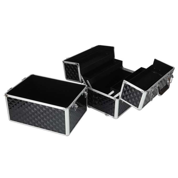 Kuferek na kosmetyki walizka organizer kosmetyczny XXL 3D