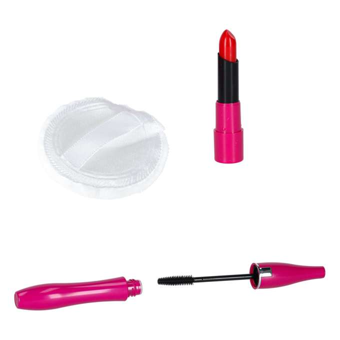 Kuferek zestaw kosmetyków do makijażu i paznokci makeup dla dzieci 22 elementy