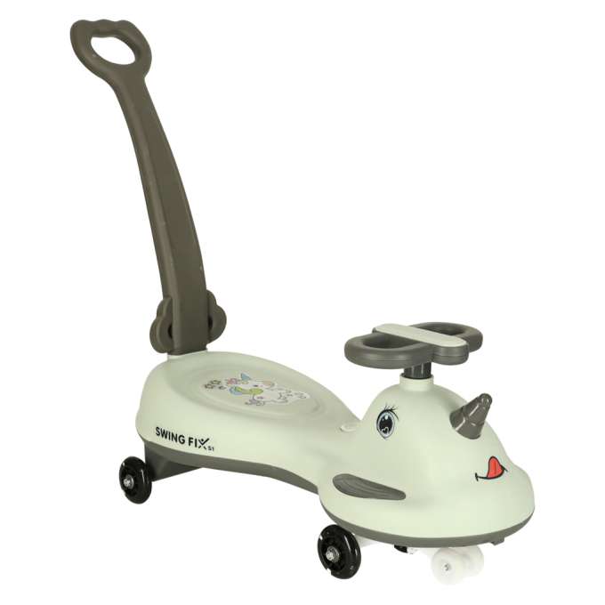 LED Swing FIX S1 gravity scooter ride with handle grey max 65kg