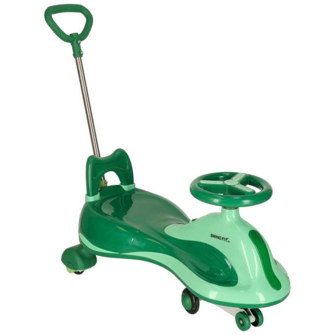 LED Swing FIX S2 gravity scooter ride with handle green max 100kg