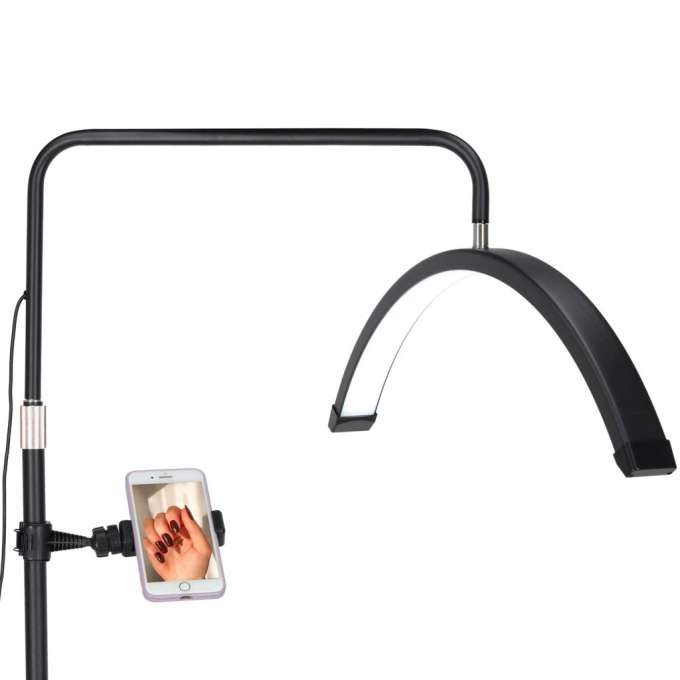 LED cosmetic lamp for eyelash extensions arch