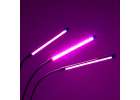 LED plant growth lamp panel 3 bulbs 6