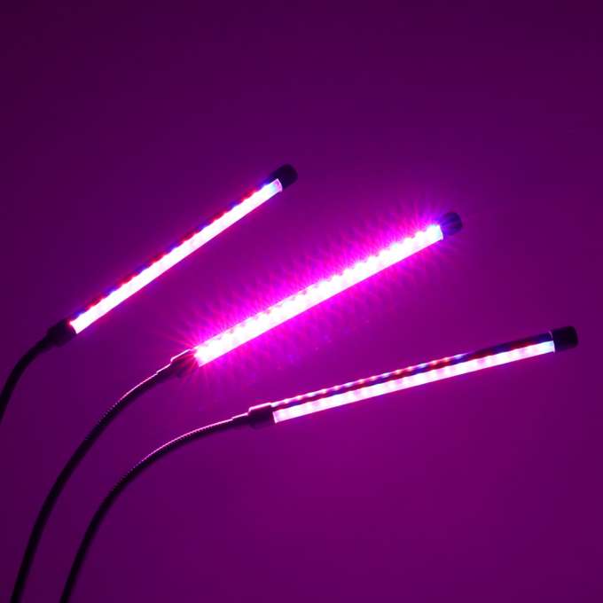 LED plant growth lamp panel 3 bulbs