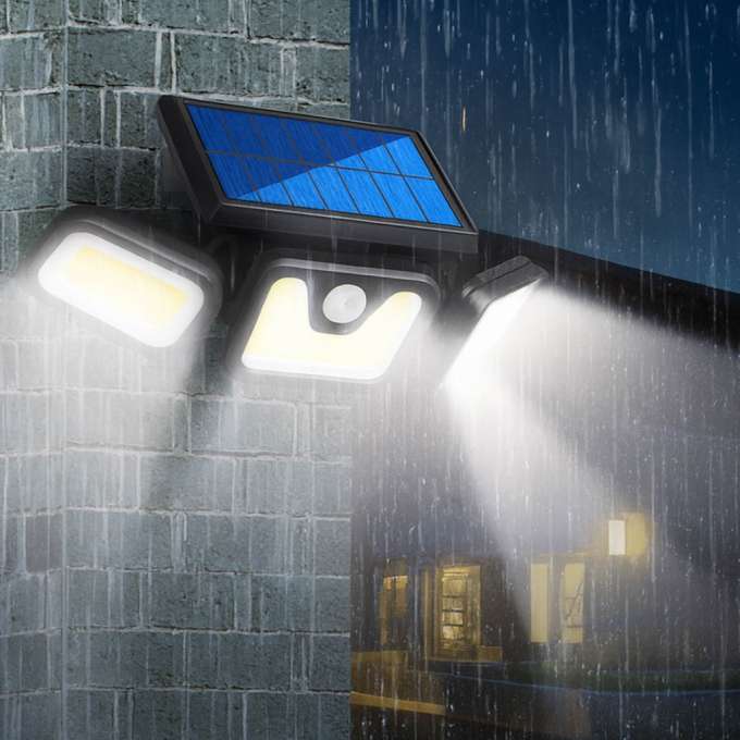 LED solar lamp 3in1 with twilight movement sensor