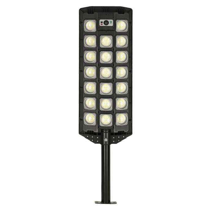 LED solar outdoor halogen lantern