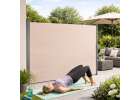 LUARO Lateral terrace awning retractable screen 180 x 400 cm beige 7