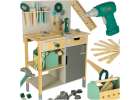LULILO Fikso wooden workshop small DIY set with tools saw screwdriver sounds 86cm 1