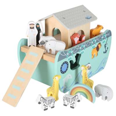 LULILO ship Noah's Ark wooden boat sorter