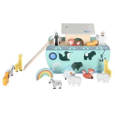 LULILO ship Noah's Ark wooden boat sorter