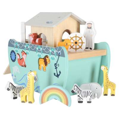 LULILO ship Noah's Ark wooden boat sorter