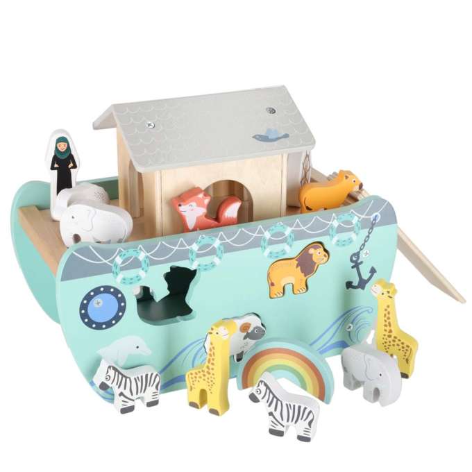 LULILO ship Noah's Ark wooden boat sorter