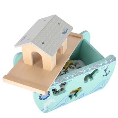LULILO ship Noah's Ark wooden boat sorter