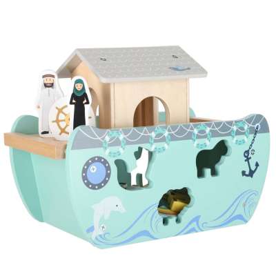 LULILO ship Noah's Ark wooden boat sorter