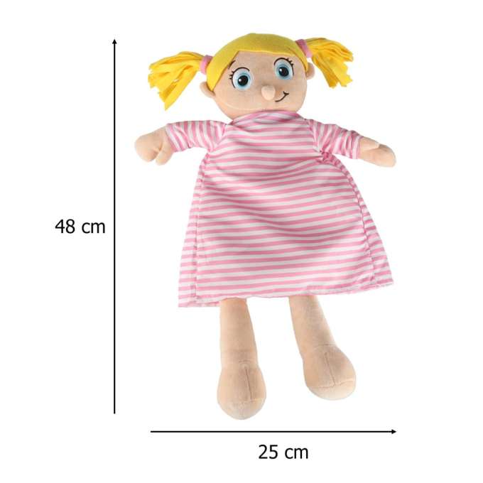 Lalka maskotka nauka anatomii dziewczynka