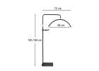 Lampa do przedłużania rzęs LED 36W regulowana kosmetyczna łuk 13