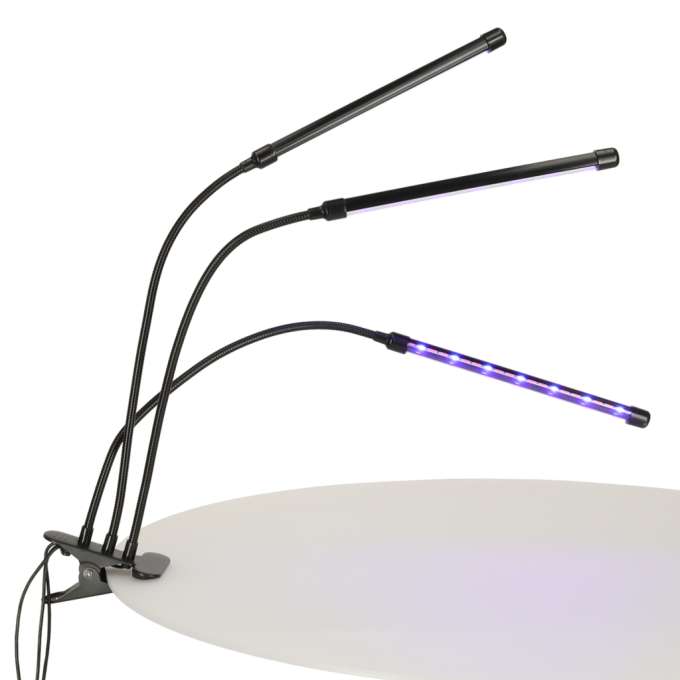 Lampa do roślin LED uprawy wzrostu panel 3 żarówki