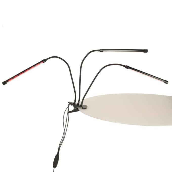 Lampa do roślin LED uprawy wzrostu panel 3 żarówki