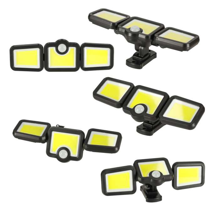 Lampa solarna LED 3w1 z czujnikiem ruchu zmierzchu