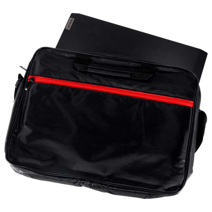 Laptop bag 15.6" briefcase with strap black