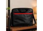 Laptop bag 15.6 inch briefcase shoulder bag with strap unisex black 11