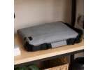 Laptop bag 15.6 inch shoulder bag briefcase with strap unisex grey 11