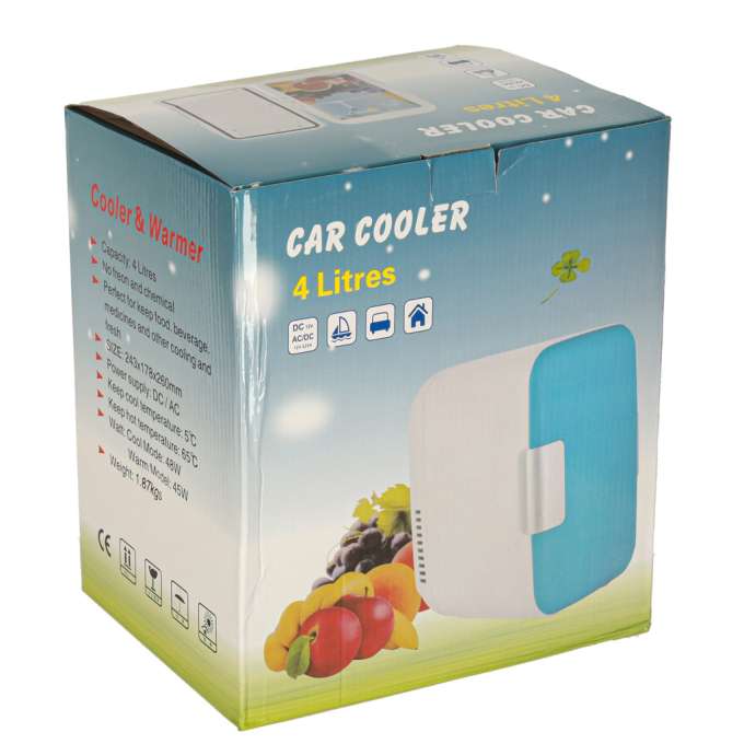 Lodówka turystyczna elektryczna samochodow mini 4L
