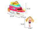 Łódź dla lalek jacht imprezowy rozkładany lalka deska surfingowa 13