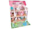 Lulilo Gardeno wooden doll house with garden furniture 70cm pink LED 4