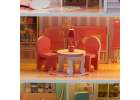 Lulilo Gardeno wooden doll house with garden furniture 70cm pink LED 12