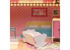 Lulilo Gardeno wooden doll house with garden furniture 70cm pink LED 13